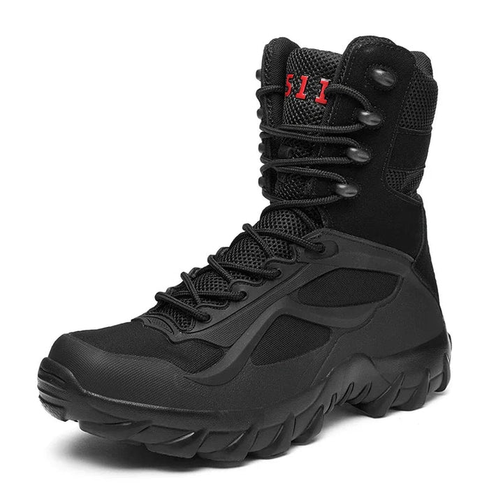 Men's versatile tactical boots, lightweight, waterproof, ideal for hiking & all-terrain exploration.