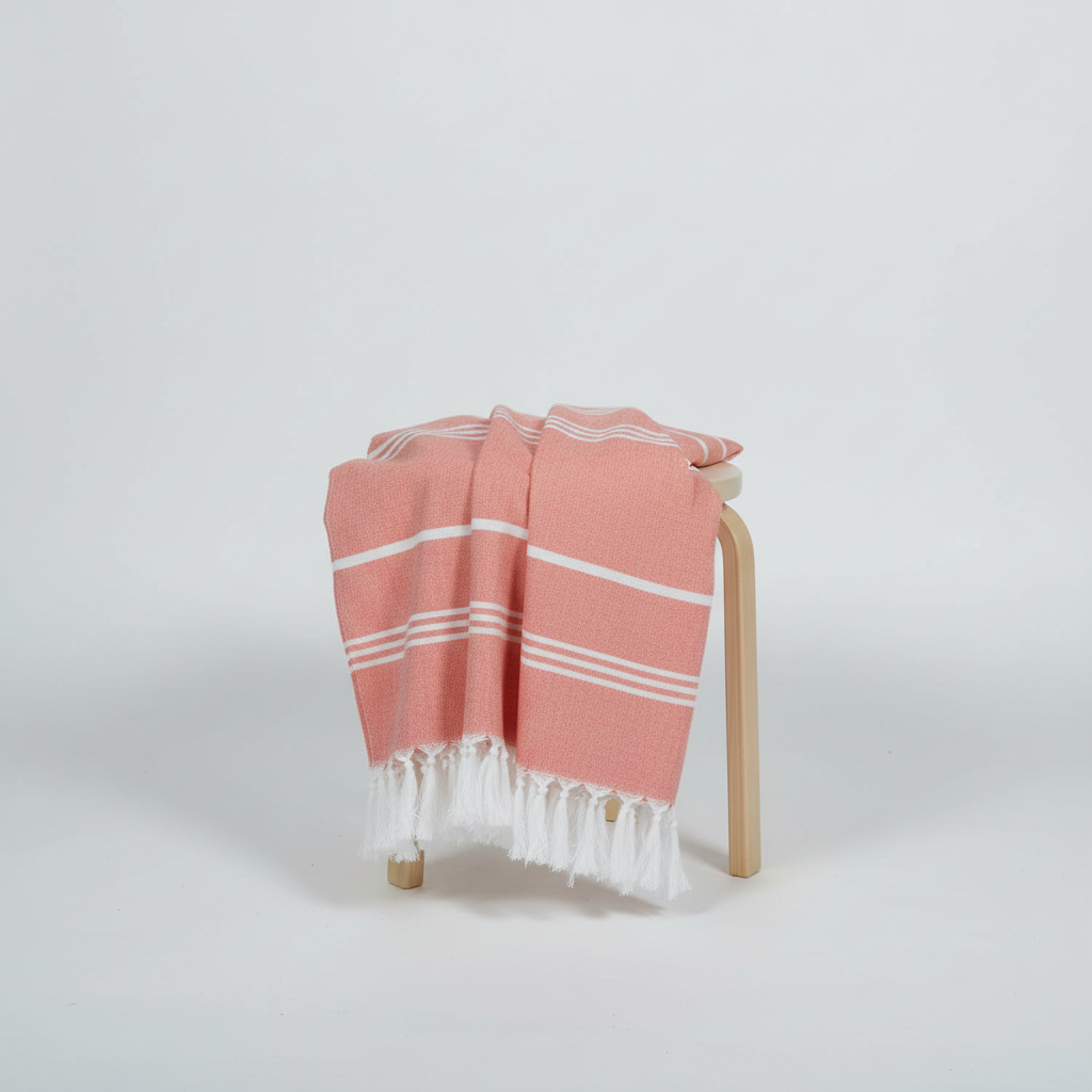 Soft, hypoallergenic quick-dry beach towel made from recycled cotton for spa and yoga
