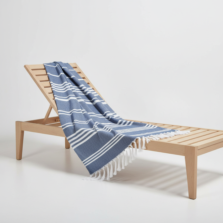 Recycled cotton quick-dry towel, lightweight and versatile for beach, spa, and yoga