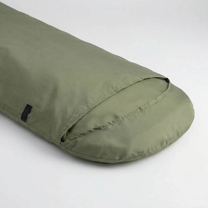 Durable, lightweight rectangular sleeping bag liner for enhanced camping & travel comfort. Packable design.