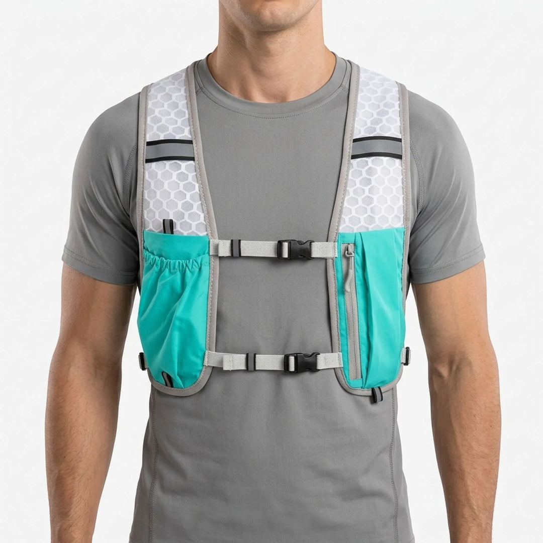 Unisex running hydration vest, perfect for long-distance runs and active exercise.