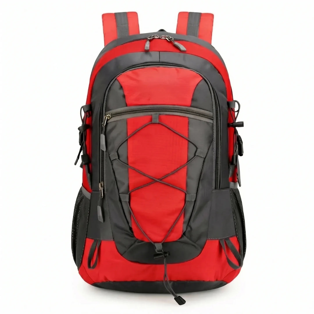 Unisex lightweight hiking backpack with multiple pockets for trail and travel use.