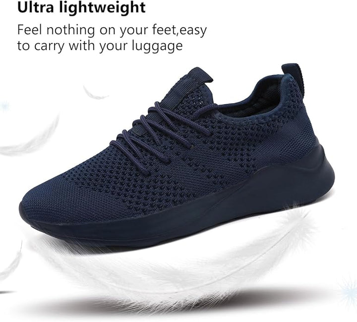 Front view of lightweight women's workout shoes, designed for comfort & performance