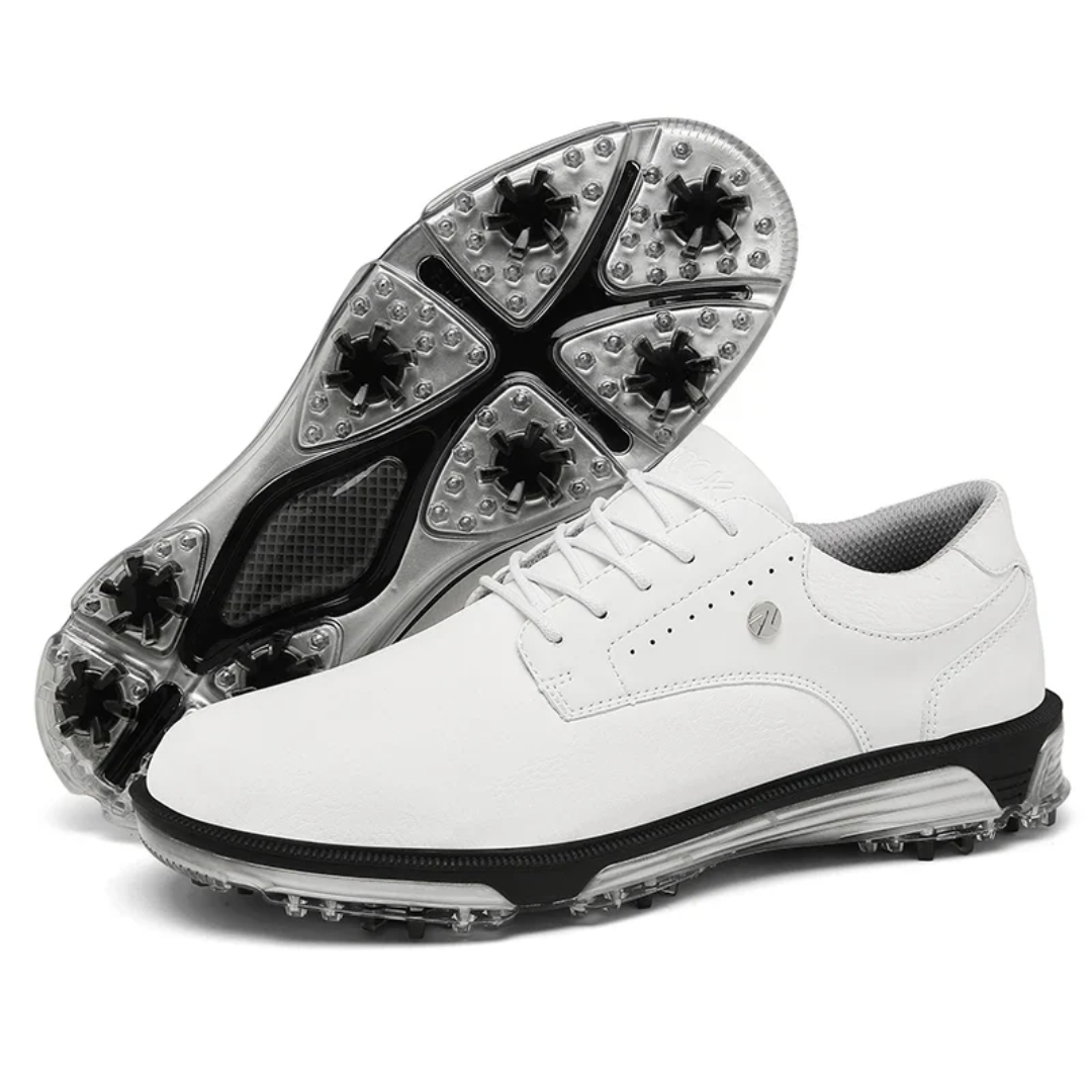 Men's Performance Golf Shoes, limited edition. Athletic footwear with advanced grip for optimal on-course stability.