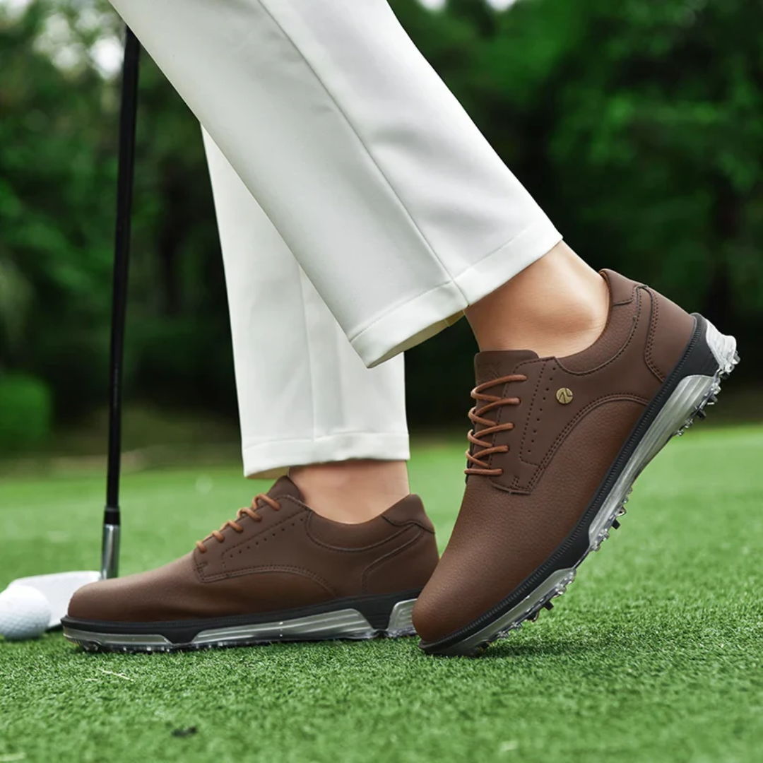 New Limited Edition Men's Golf Shoes. Featuring waterproof design, comfortable fit, and excellent grip for performance golf.