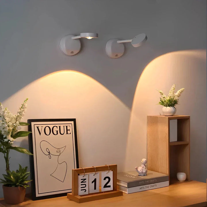 Bright LumaFlex rechargeable spotlight with motion sensing and customizable light colors
