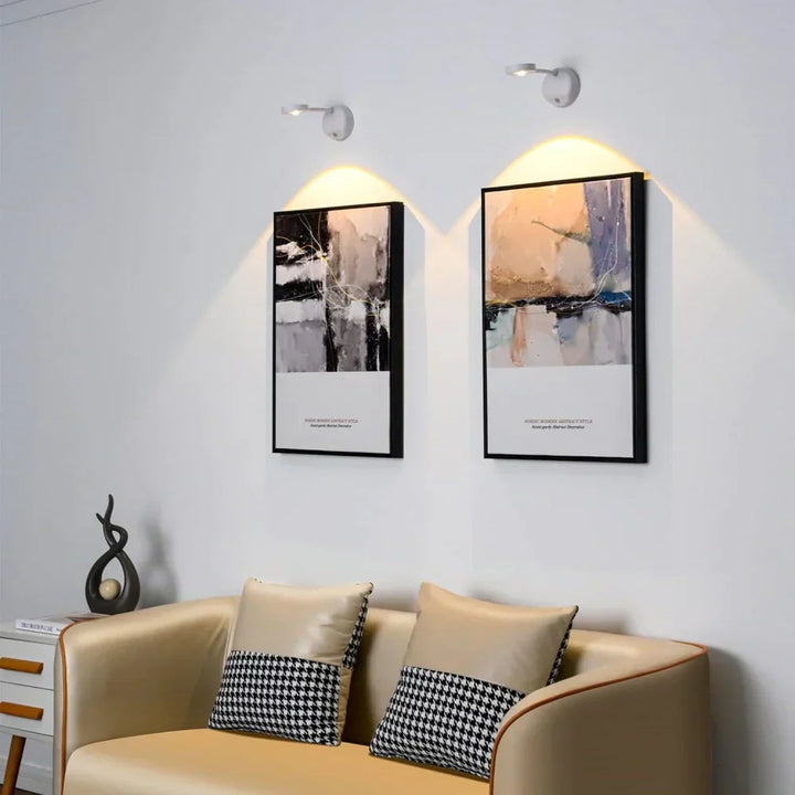LumaFlex Wireless Motion Sensor Spotlight, LED, rechargeable, perfect for smart home accent lighting.