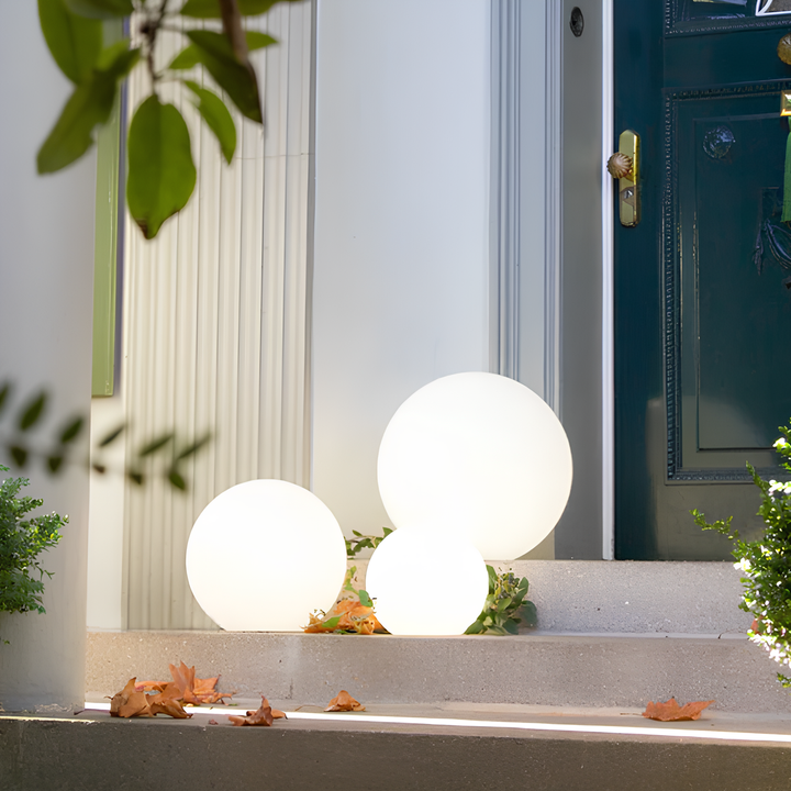 Wireless LumaSphere mood light, a versatile LED lamp for home and garden
