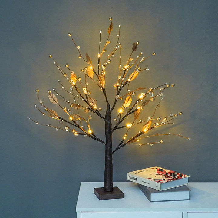 Elegant LumaSpring LED tree lamp, a stylish table lamp providing soft, ambient lighting.