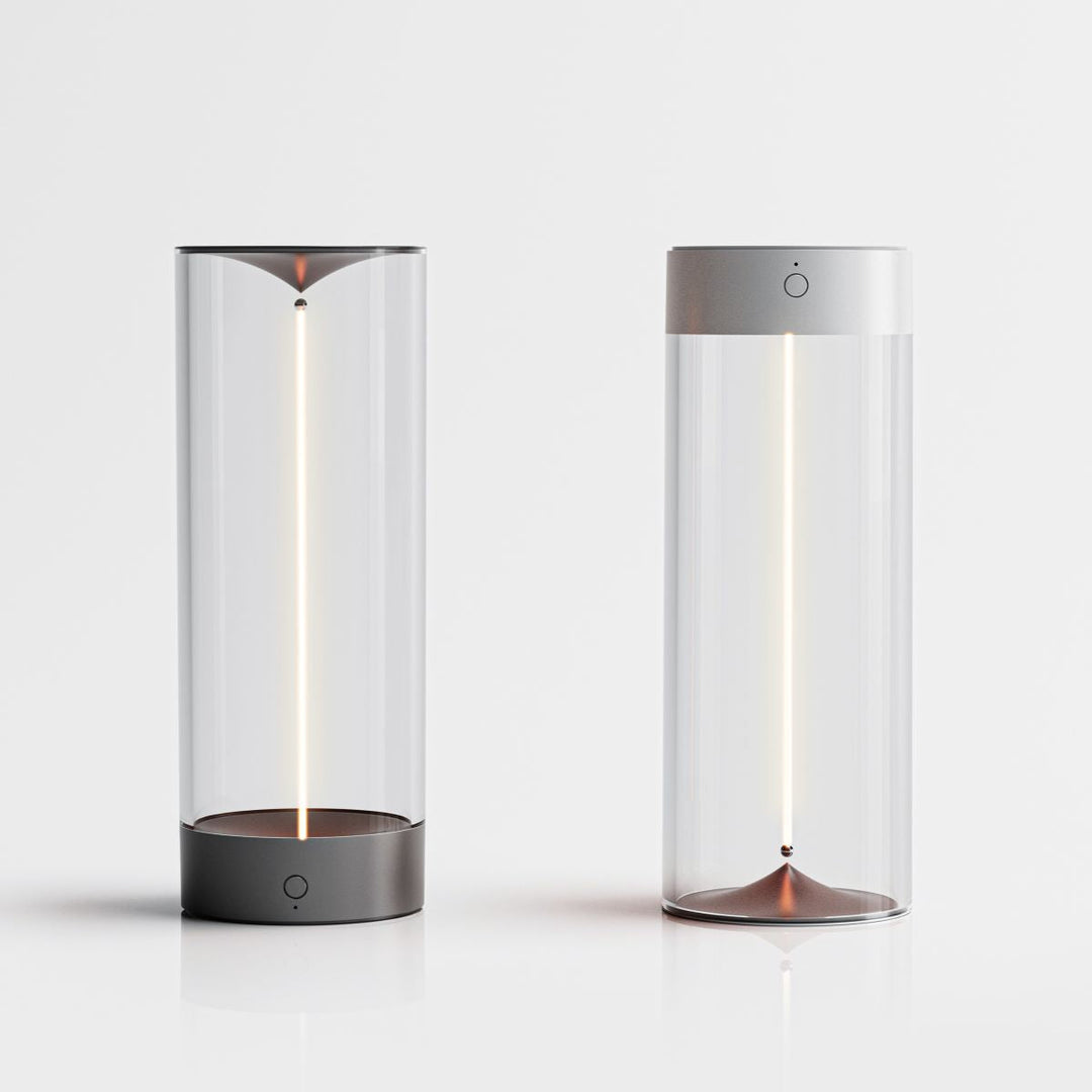 LumenFlow ambient light on a dark background, making its soft, glowing LEDs stand out brightly