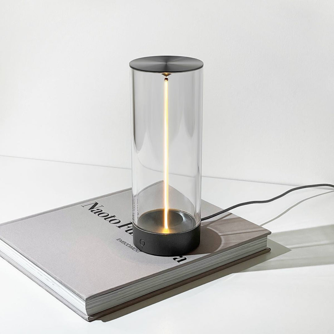 Collection of LumenFlow wireless mood lamps in various modern home decor settings, versatile lighting