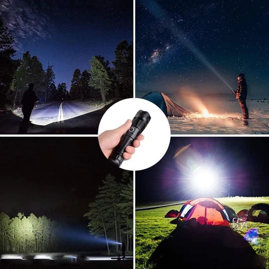 Compact LumenTact tactical flashlight, powerful beam & water resistant for all outdoor conditions.