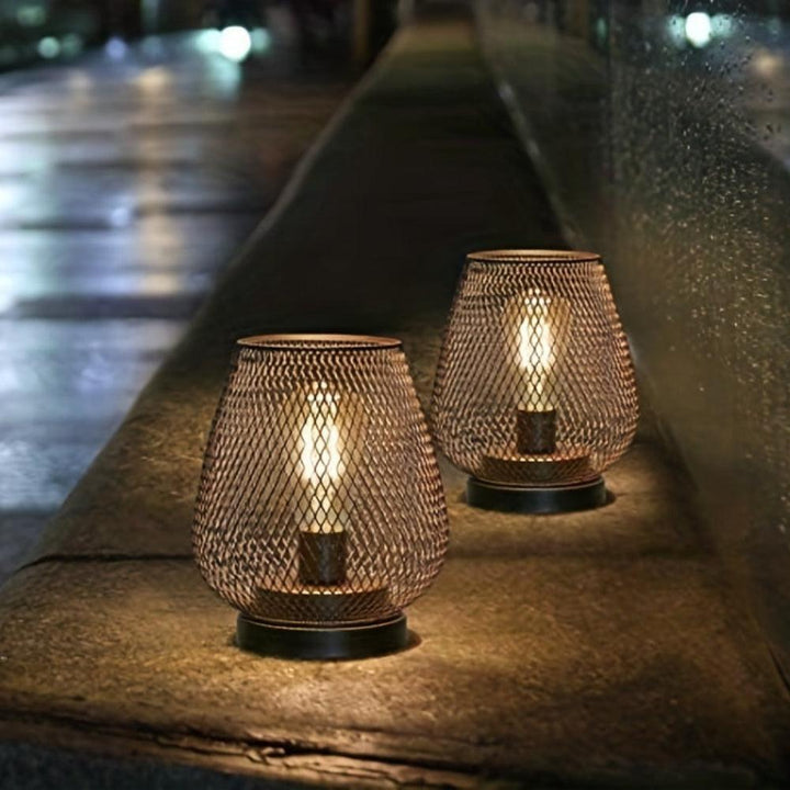 Rechargeable Lumiara LED table lamps, creating warm ambient light atmosphere