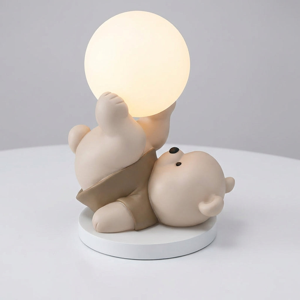 LumiBearo touch controlled night light, adorable bear shape, suitable for children's room decor