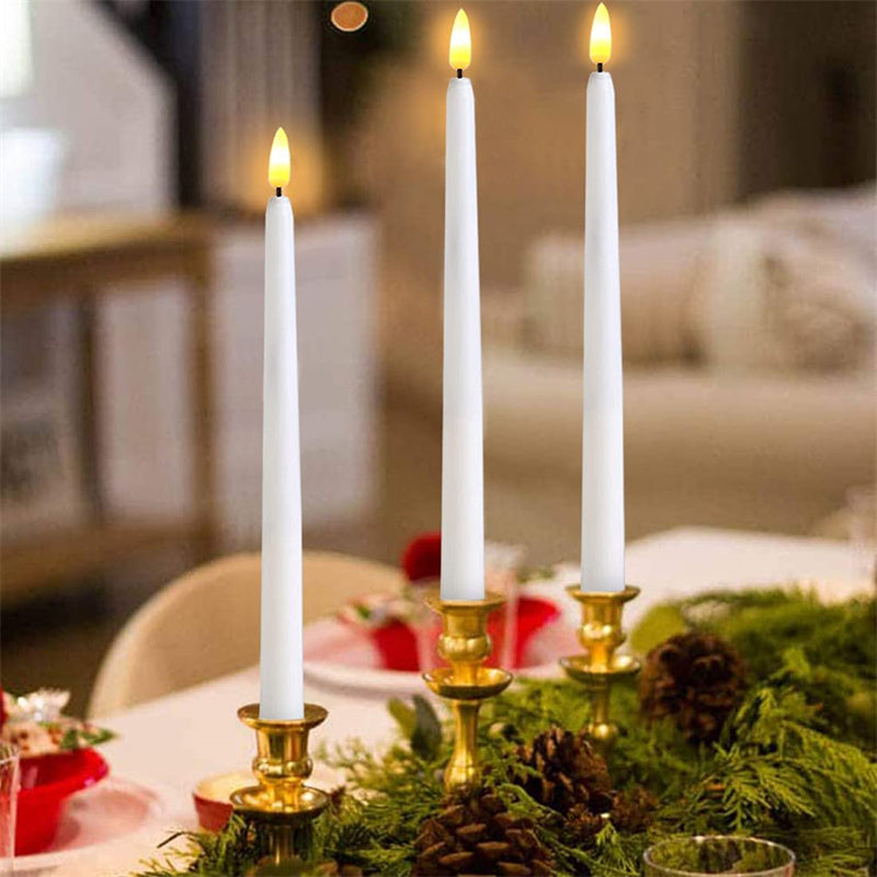 LumiCandle flameless LED standing candle decor, realistic flickering light, safe for home