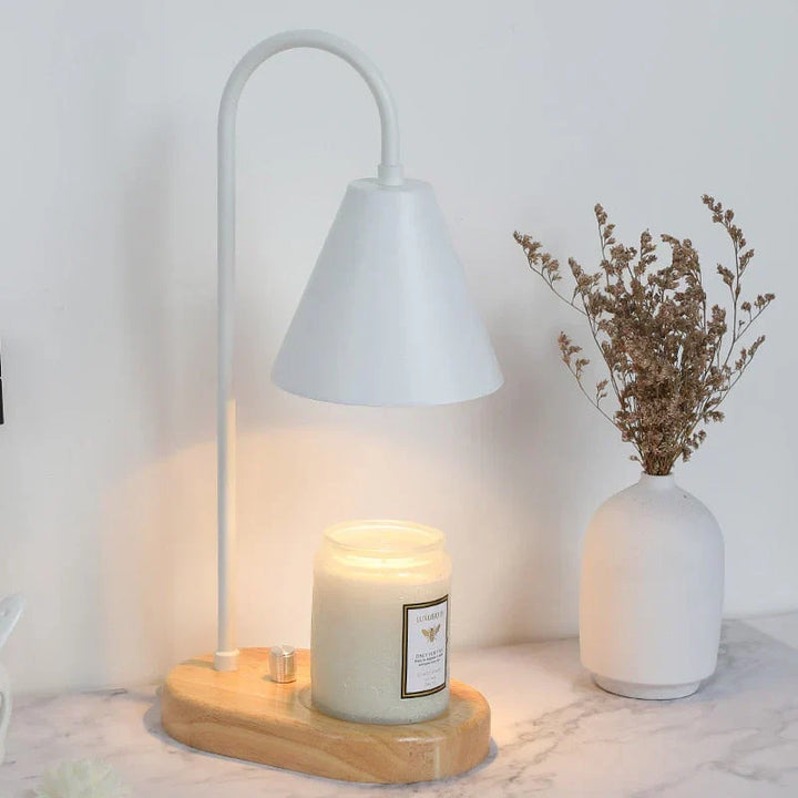 LumiFlare candle warmer lamp for magical evenings, safely diffusing fragrance. Stylish home decor & gift idea.