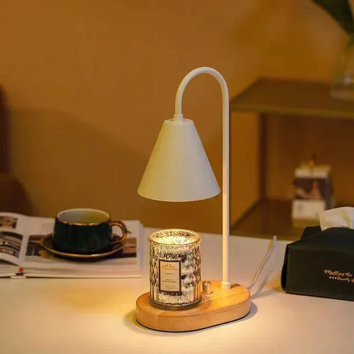 Elegant bedside lamp and fragrance warmer, enhancing home ambiance without an open flame. A perfect gift idea.