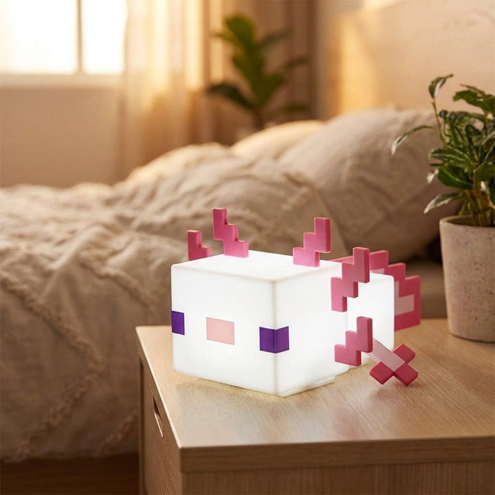 Luminaxol DIY pixel art night light, customizable LED desk lamp for ambient room decor