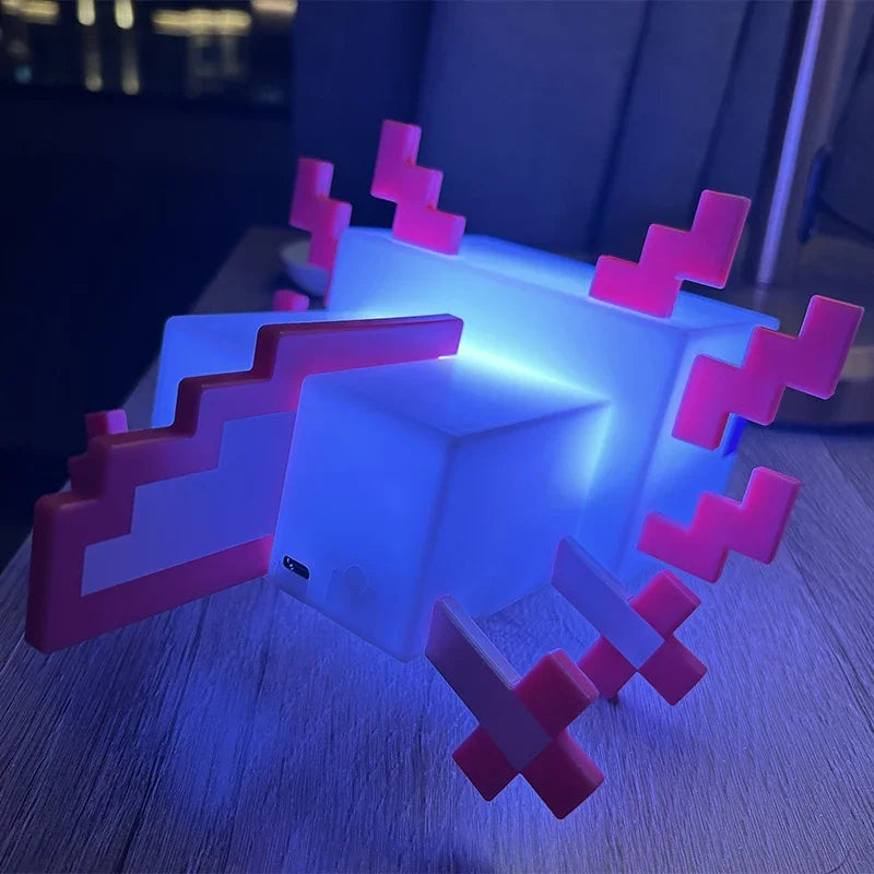 Luminaxol pixel night light, a unique LED desk lamp perfect as a gift idea for all ages