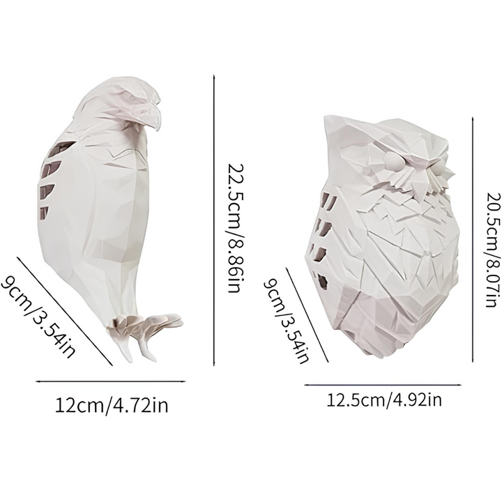Luminous Wings lamp providing soft, indirect lighting, enhancing a peaceful, nature-inspired home decor.