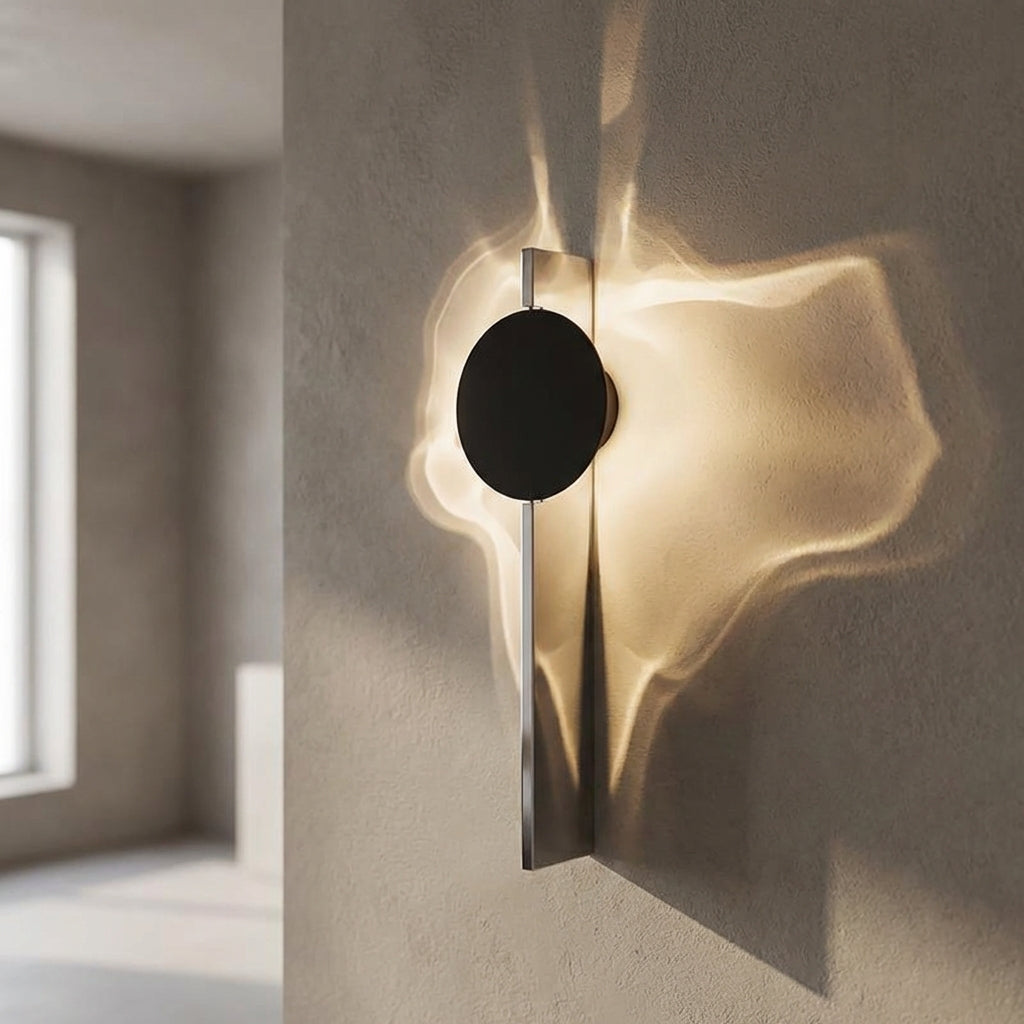 Luminova abstract decorative wall sconce for modern home decor, LED lighting