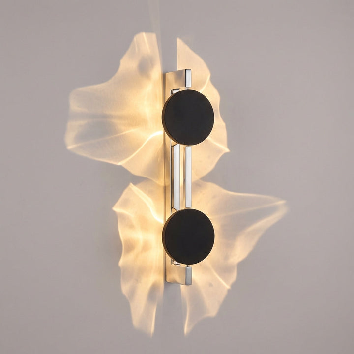 Modern abstract decorative wall sconce, Luminova LED lamp for contemporary spaces
