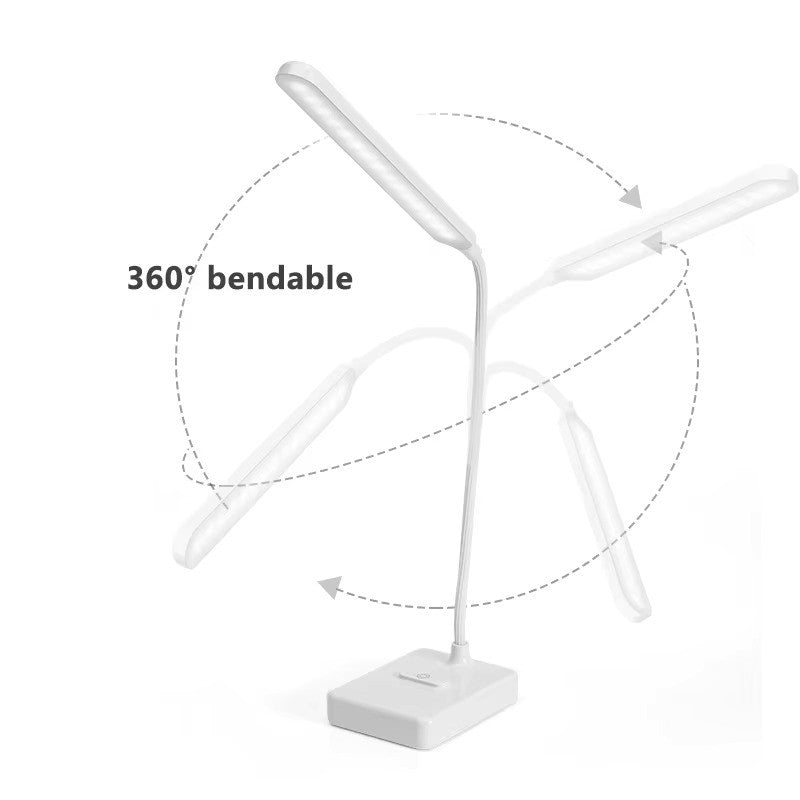 LumoFlex USB-powered flexible LED desk lamp, offering customizable workspace illumination