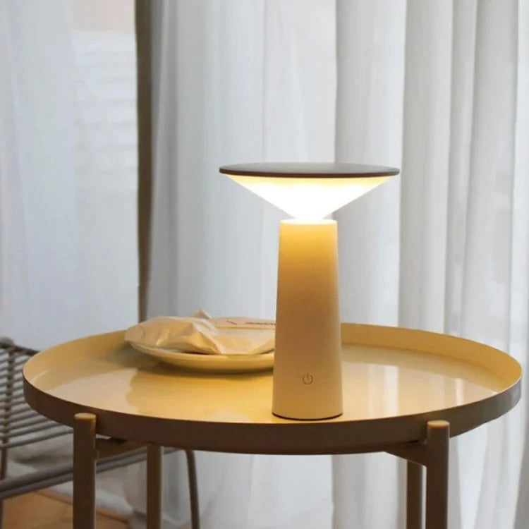 LumoFlex dimmable LED table lamp, showcased as a portable and modern lighting solution for stylish homes.