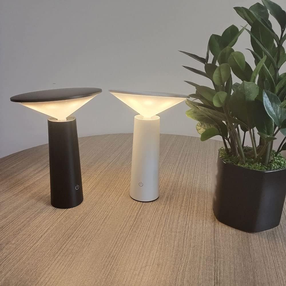 Modern LumoFlex table lamp, a dimmable LED light designed for portability and seamless home integration.