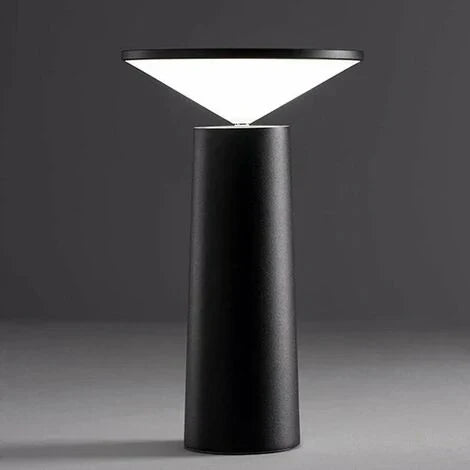 Wireless and portable LumoFlex LED table lamp, featuring dimmable light for modern home decor.
