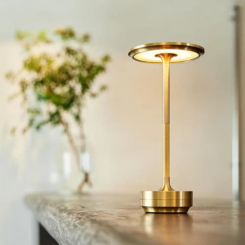 Luna Glow luxury wireless LED table lamp, perfect for modern home decor.