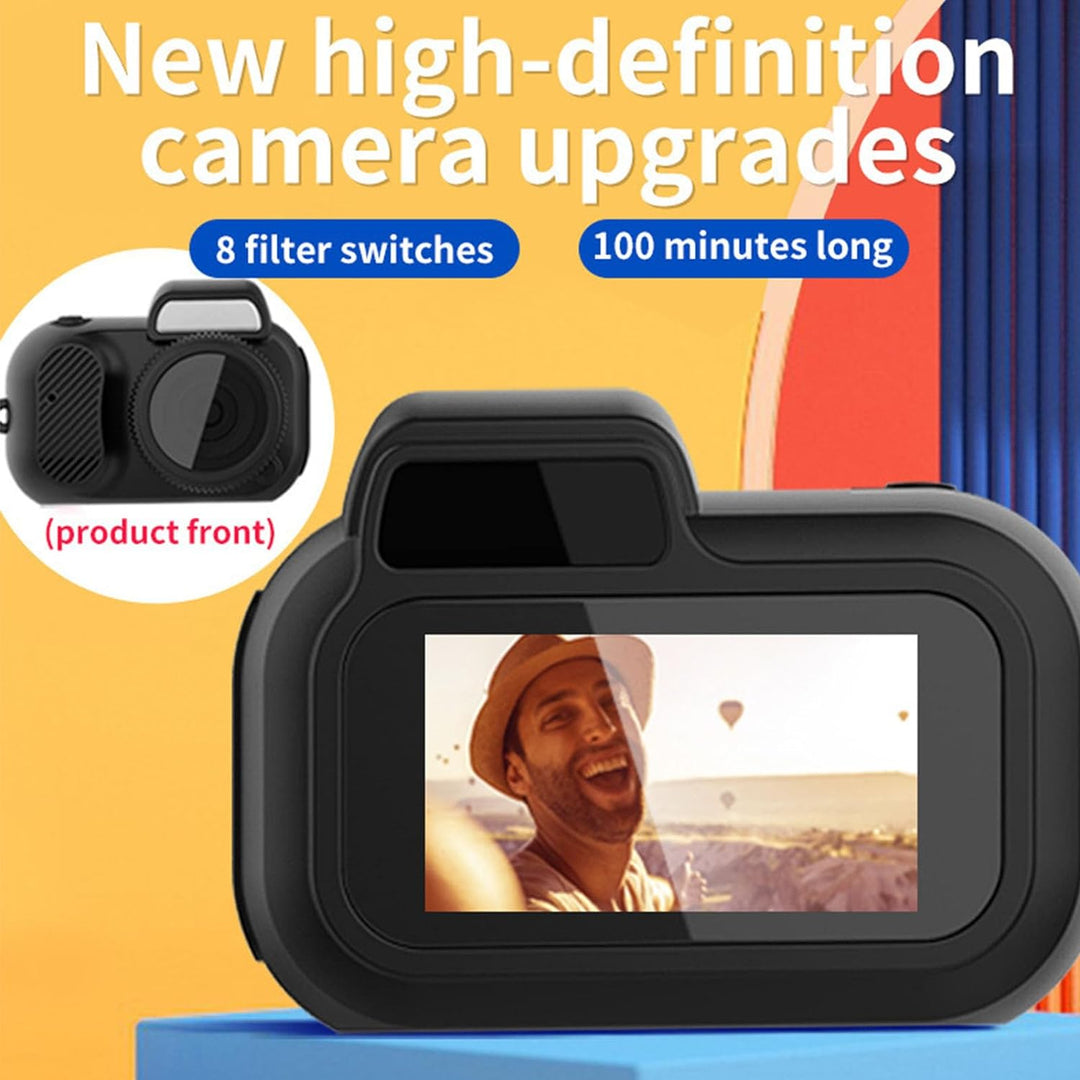 Side profile of Lurevo 1080P compact digital camera, highlighting its small and portable design