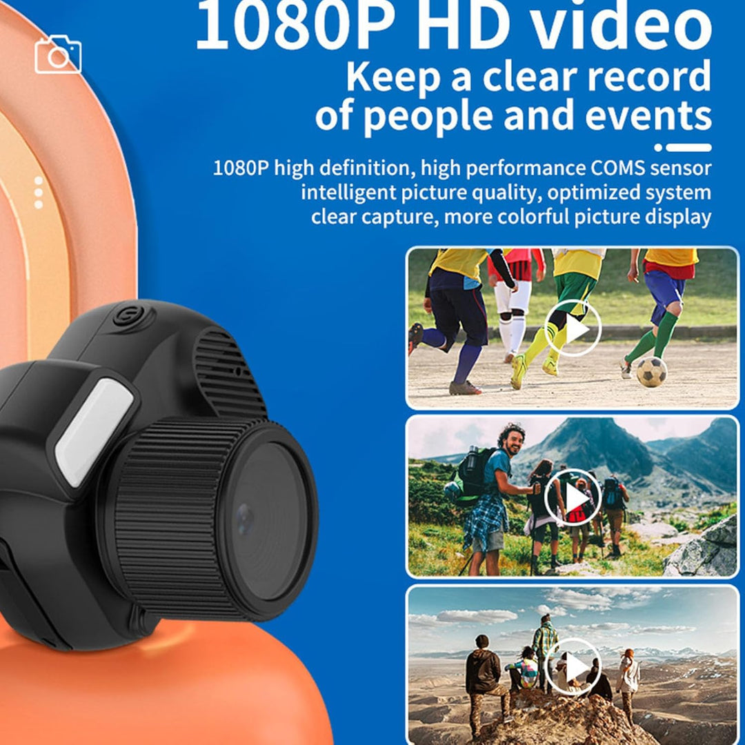 Lurevo portable digital action camera with wide-angle lens, perfect for tech gadgets enthusiasts