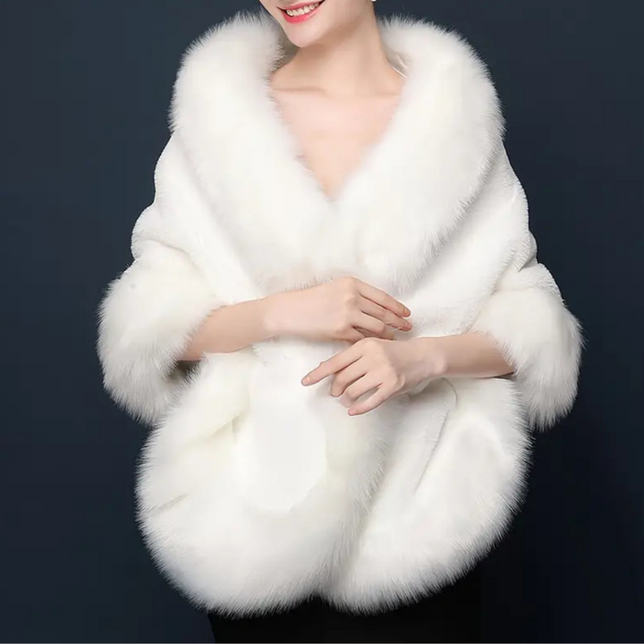 Luxurious faux fur scarf for women, elegant and warm winter accessory. Perfect stylish neck warmer.