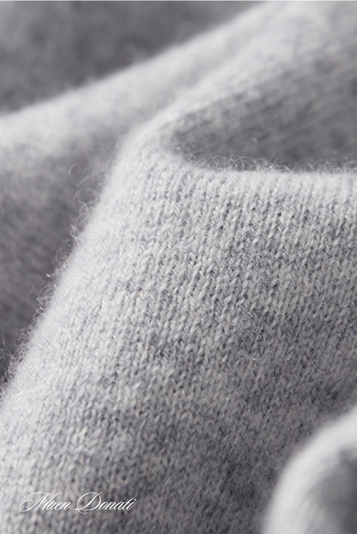 Comfortable men's half-neck sweater vest. Luxurious cashmere for winter warmth, versatile elegant style.