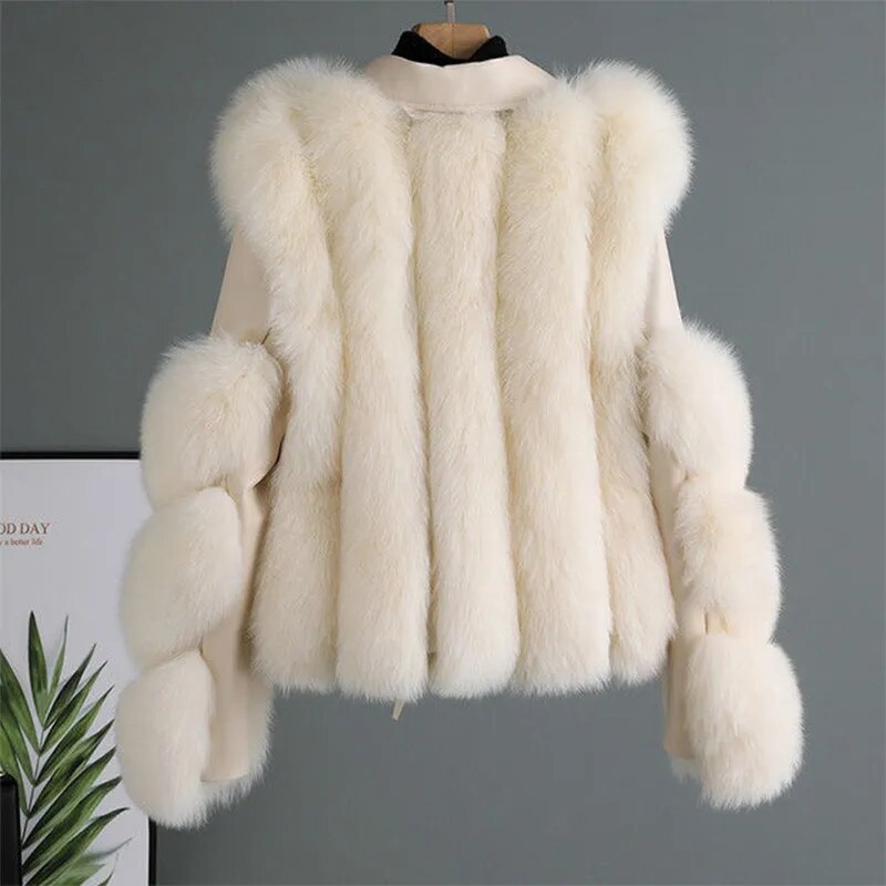 Premium women's luxury winter outerwear jacket. Elegant, warm & comfortable for stylish seasonal fashion.