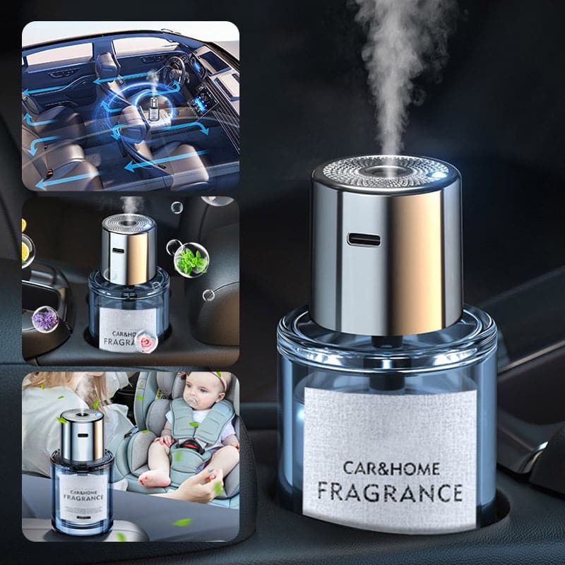 Modern vehicle accessory: luxury car freshener & scent diffuser.