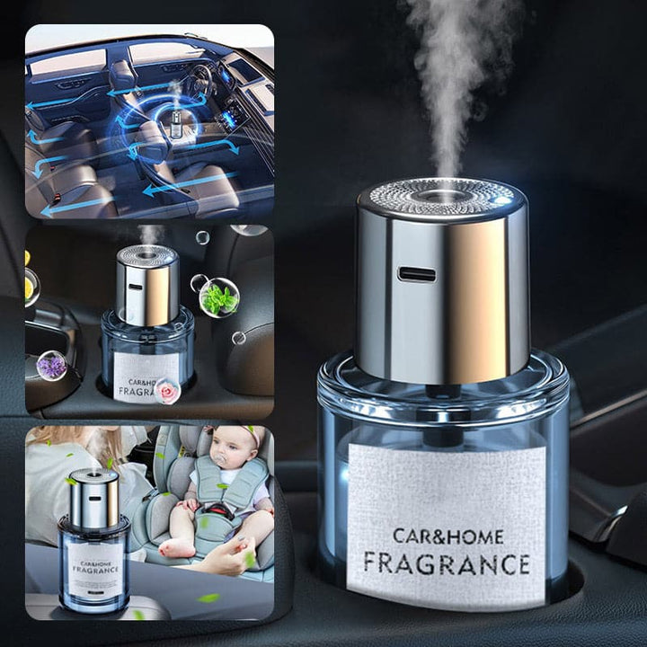 Modern vehicle accessory: luxury car freshener & scent diffuser.