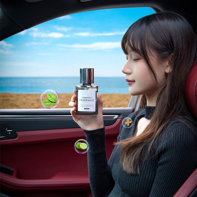 Smart luxury car diffuser, providing fresh fragrance and odor elimination.