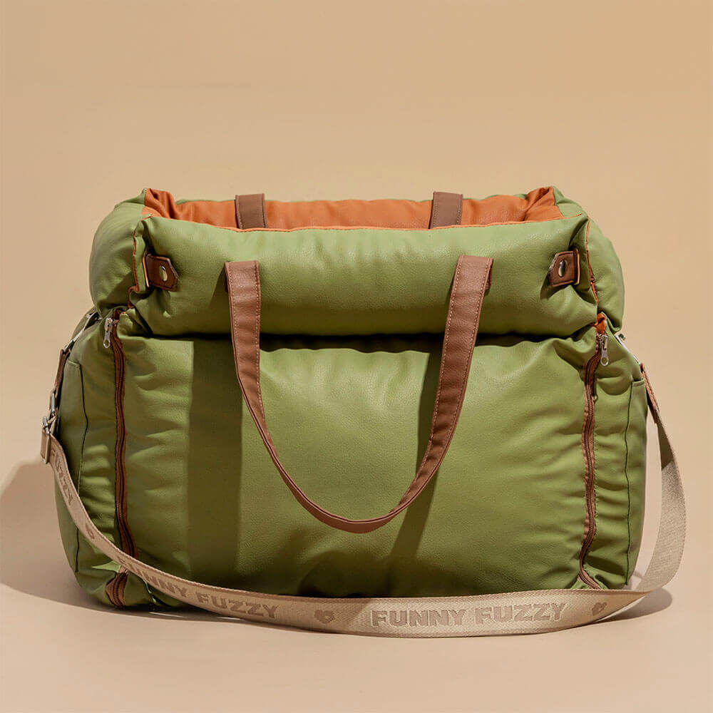 Safe pet booster seat, ensuring your dog's security in the car.