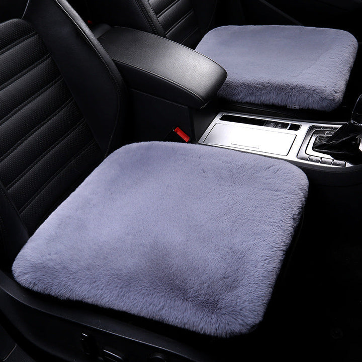 Plush sheepskin cushion for supreme comfort. Use as home decor, car seat or office pad.