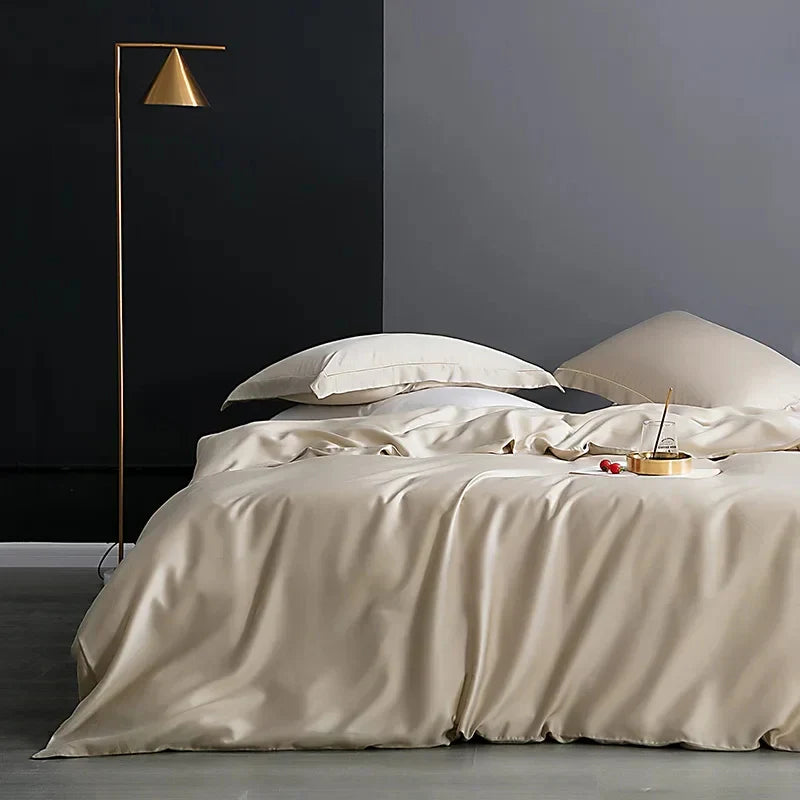 Premium silk bedding set for comfortable and stylish sleep.