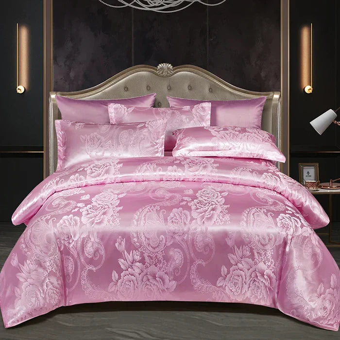 RoyalDream satin duvet cover set for ultimate comfort and luxurious home textile.