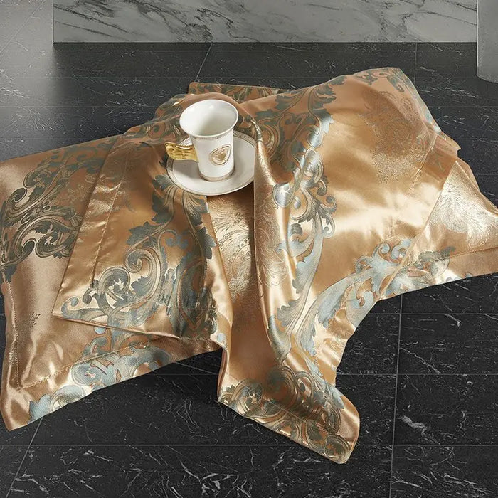 Elegant RoyalDream satin bedding set, a touch of luxury for any bedroom.