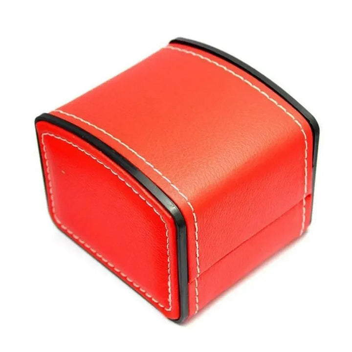 Gift for him: Luxury single watch storage box. Keeps valuable timepieces safe & organized.