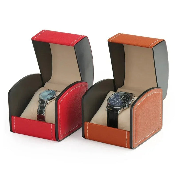 Sleek modern single watch storage organizer. Premium solution for one valuable watch display.