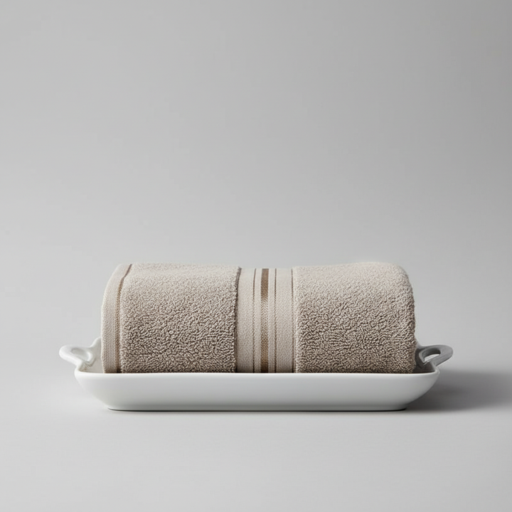 Plush Egyptian Cotton spa bath towel set, quick dry and absorbent for home decor