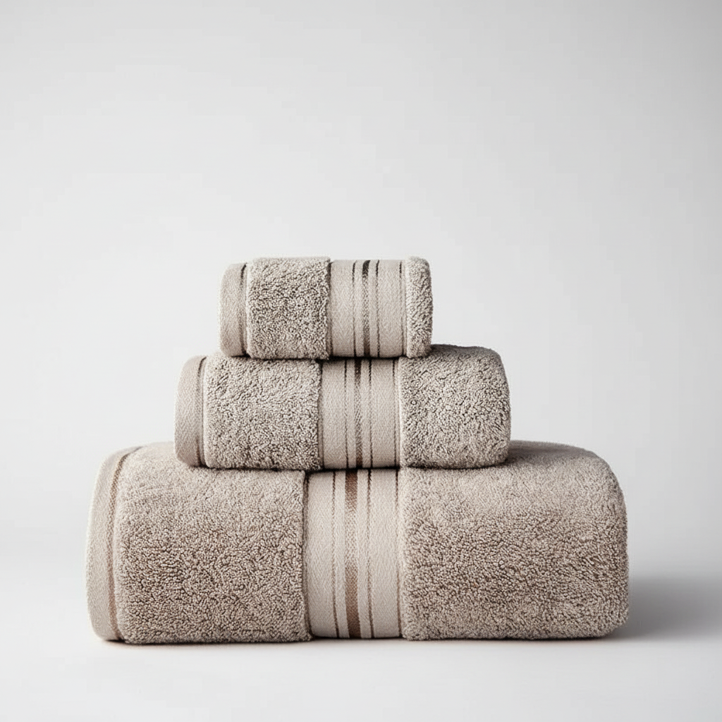 Luxury spa bath towels, 100% Egyptian Cotton for superior softness and quick drying