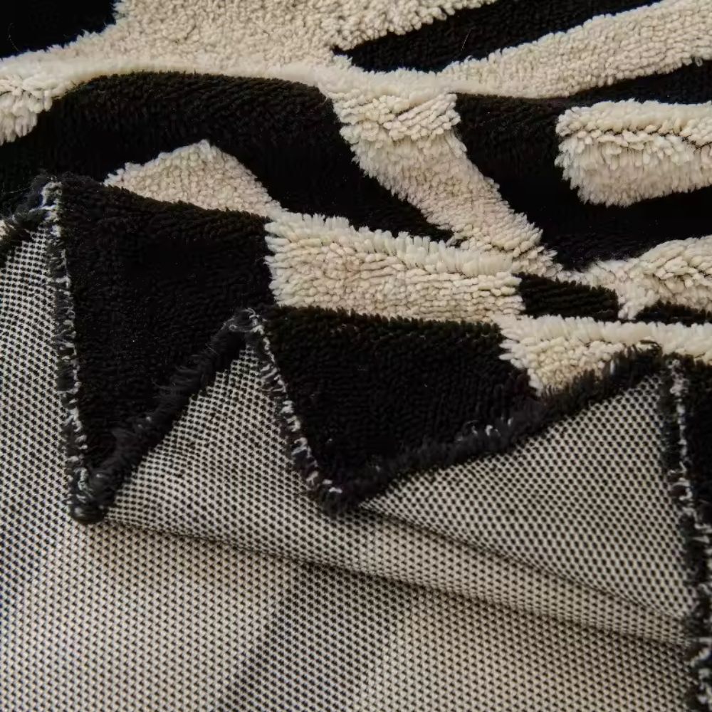 Modern luxury urban maze sofa cover, microfiber, non-slip, washable, perfect for stylish living rooms.