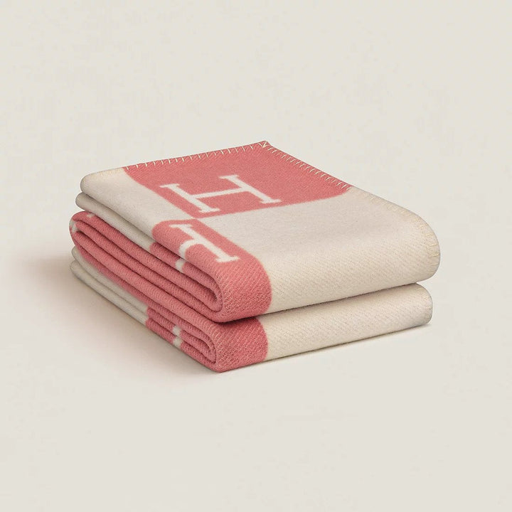 Chic and cozy wool cashmere plaid throw blanket, an excellent luxury blanket and decorative home accent.